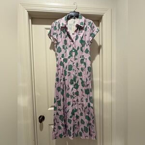 Favorite Daughter Green Floral Maxi Dress